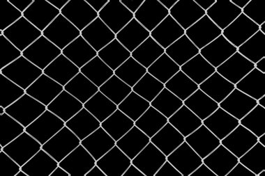 Çukurluk metal kafes bezi içinde siyah arka plan üzerine