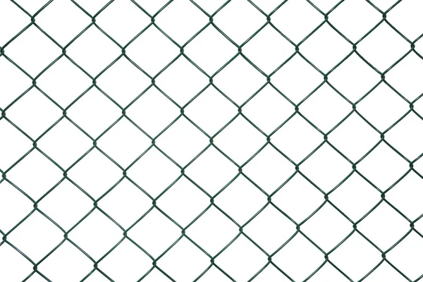 Metal netting on white background — Stock Photo, Image