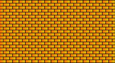 Vektör turuncu tuğla duvar 