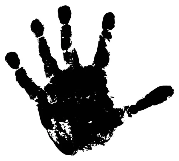 Handprint Palm Child Isolated Vector Illustration —  Vetores de Stock