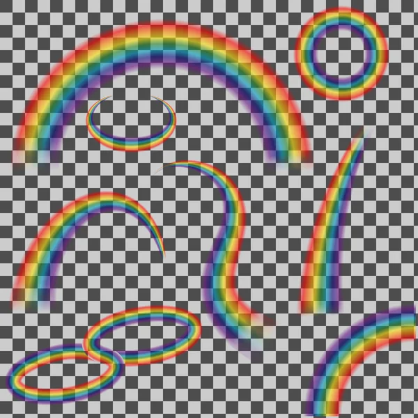 Conjunto de arco iris — Vector de stock