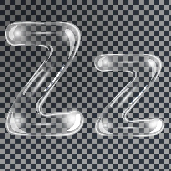 Бульбашки букви Z — стоковий вектор