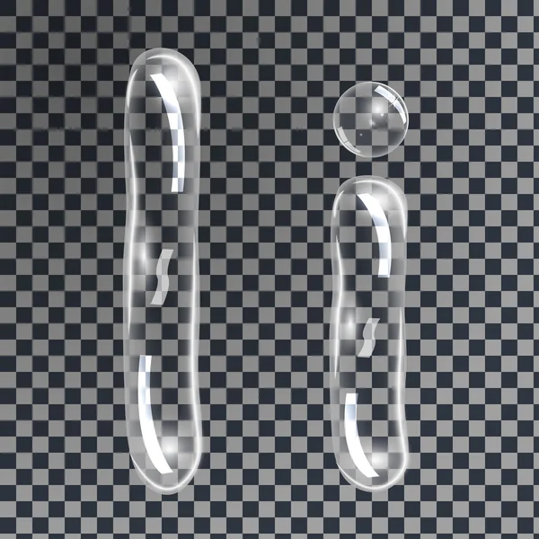 Burbujas letras I Gráficos Vectoriales