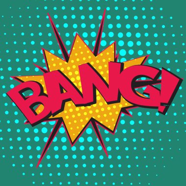 Pop Art konuşma balonu