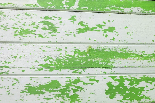 A tinta verde da floresta está descascando papel de parede — Fotografia de Stock