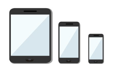 boş akıllı telefon vektör 