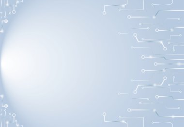 Soyut teknolojik satırları sanat altyapı