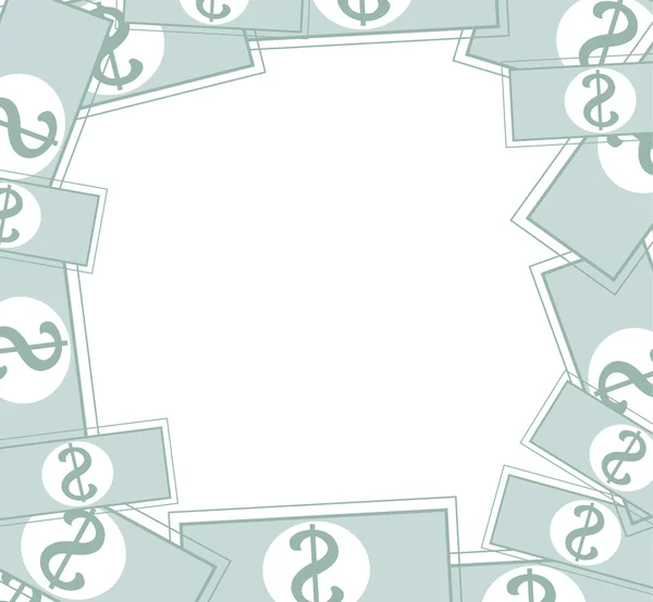 Geld Pastell Hintergrund — Stockvektor