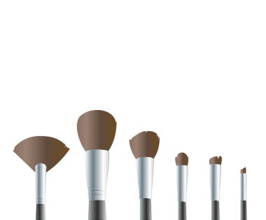 Makyaj araçlar arka plan vektör