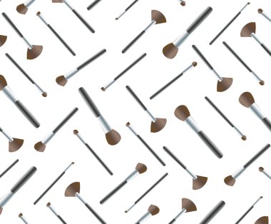 Makyaj fırçaları, makyaj araçlar arka plan