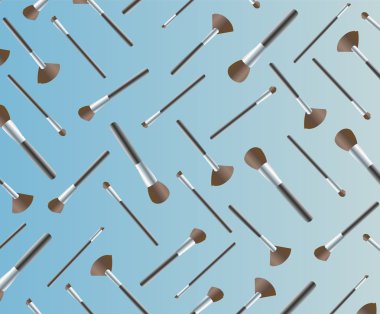 Makyaj fırçaları, makyaj araçlar arka plan