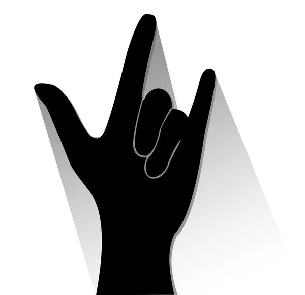 Hand-Zeichen-Vektor — Stockvektor