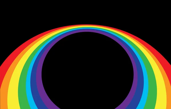 Onda arco iris abstracta en el fondo — Archivo Imágenes Vectoriales