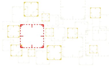 Hedef izledim, Cctv, yakın devre televizyon izledim işareti vektör arka plan