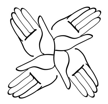 en az eller birlikte simge vektör