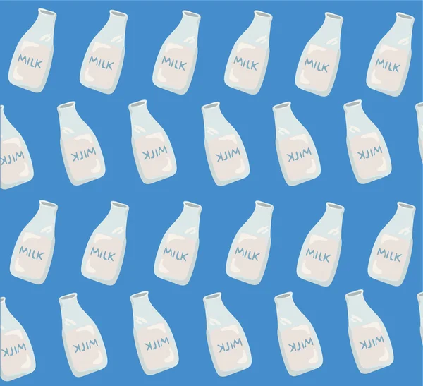 Mleko kreskówka pastelowe tło wektor Eps10 — Wektor stockowy