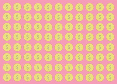 madeni para karikatür arka plan vektör Eps10