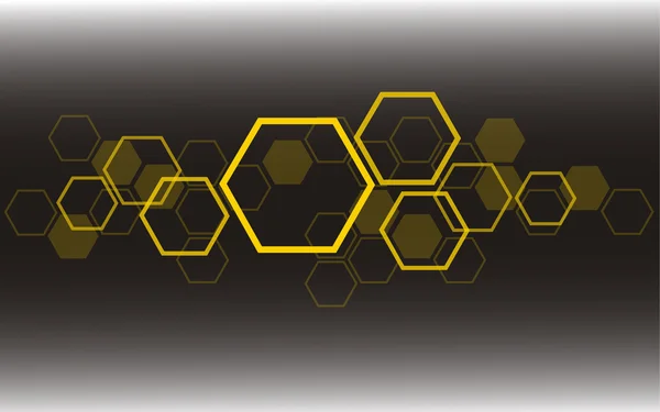 La forme de l'hexagone concept design abstrait technologie fond vecteur EPS10 — Image vectorielle