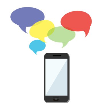 Smartphone bildirimleri vektör