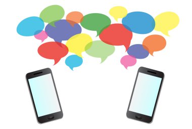 Smartphone bildirimleri vektör