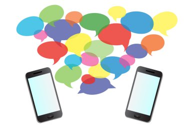 Smartphone bildirimleri vektör