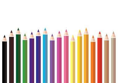 renkli renk kalem arka plan vektör, Lgbt sembolü, gökkuşağı simgesi