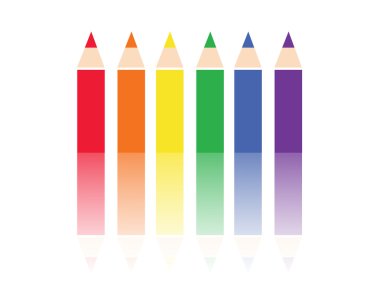 renkli renk kalem arka plan vektör, Lgbt sembolü, gökkuşağı simgesi