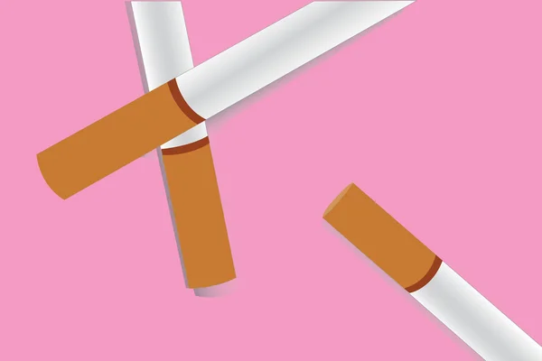タバコの背景のベクトル — ストックベクタ