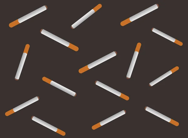 Cigarette background vector — Stock Vector