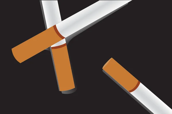 Vettore di sfondo sigaretta — Vettoriale Stock