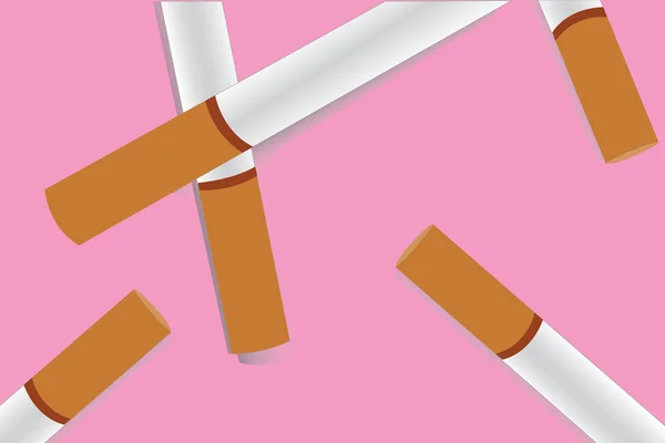 Zigarettenhintergrundvektor — Stockvektor