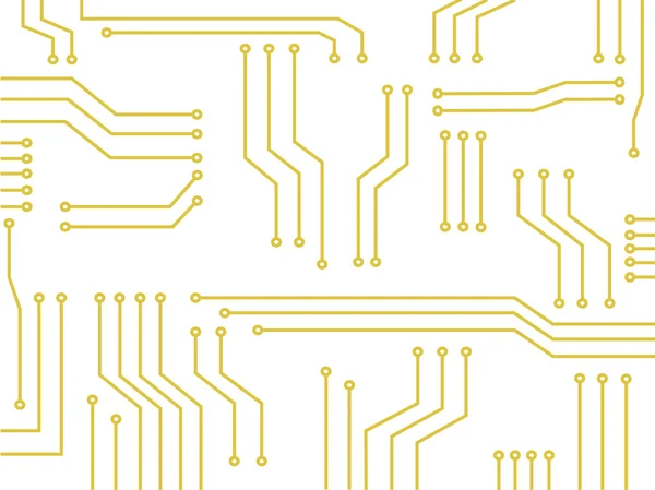 Microchip line technology symbol abstract background vector — Stock Vector
