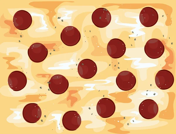 比萨饼和空间背景矢量 Eps10 — 图库矢量图片