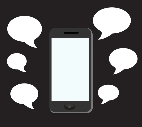 Vettore notifiche smartphone — Vettoriale Stock