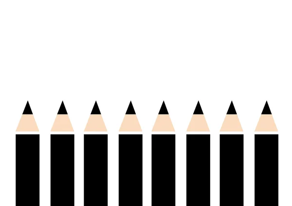 Cor lápis fundo vetor —  Vetores de Stock
