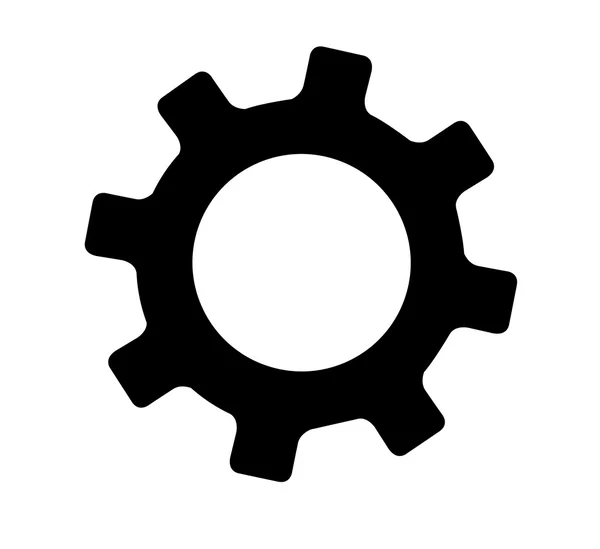 Gear mérnöki szimbólum vektor — Stock Vector