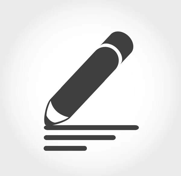 Ícone de lápis símbolo mínimo —  Vetores de Stock
