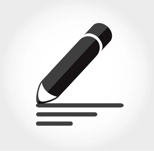 Icono lápiz símbolo mínimo — Vector de stock