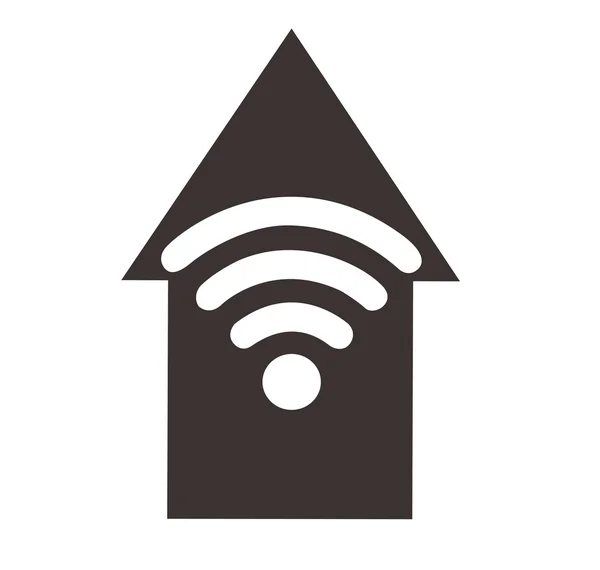 Symbol ikonu, Wifi a šipka WiFi, Wifi zóna vektor — Stockový vektor