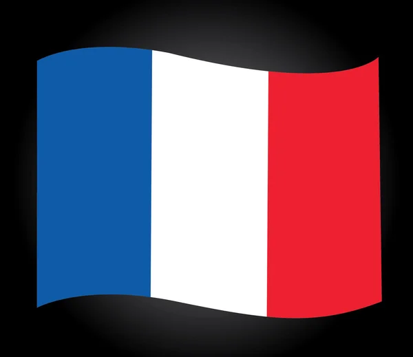 Bandeira francesa, ícone francês, rezar por francês, rezar por Nice — Vetor de Stock
