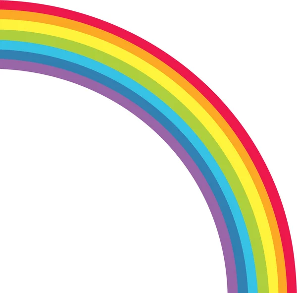 Roztomilý rainbow zázemí a prostor — Stockový vektor