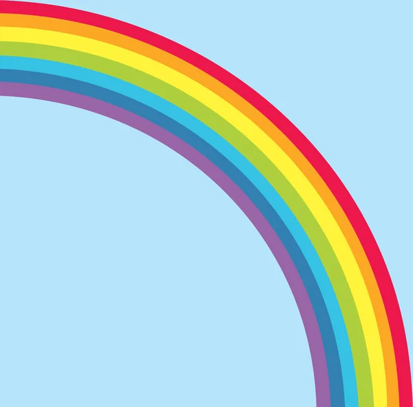 Söta rainbow bakgrund och utrymme — Stock vektor