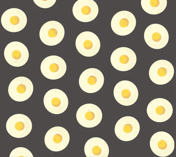 Fondo pastel de huevo frito — Archivo Imágenes Vectoriales