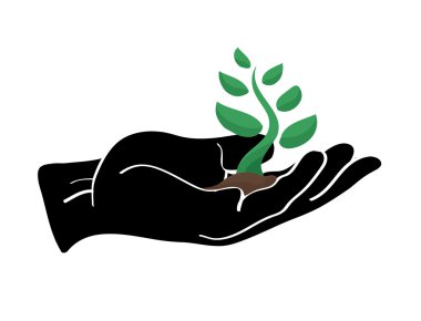 lahanası vektör simgesi tutan el