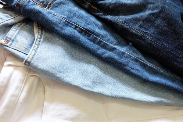 Die Farbe der Jeans — Stockfoto