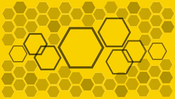 Abstrakt bee registreringsdatafilen bakgrund, abstrakt hexagon bakgrund — Stock vektor