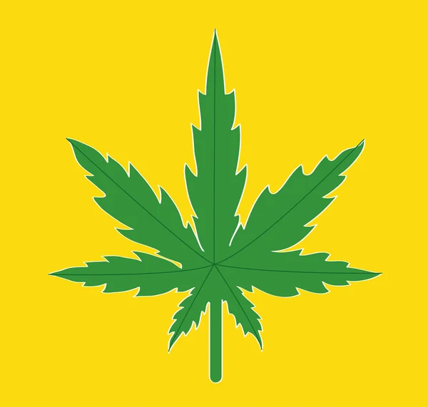 Marijuanas icon vector — Stock Vector