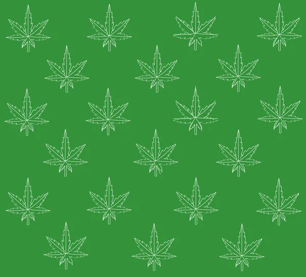 Marijuana bakgrund vektor — Stock vektor