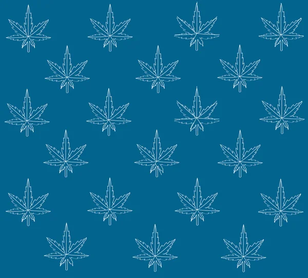 Marihuana vector de fondo — Vector de stock