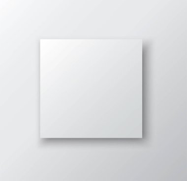 beyaz arkaplan vektör illüstrasyonunda beyaz çerçeve 